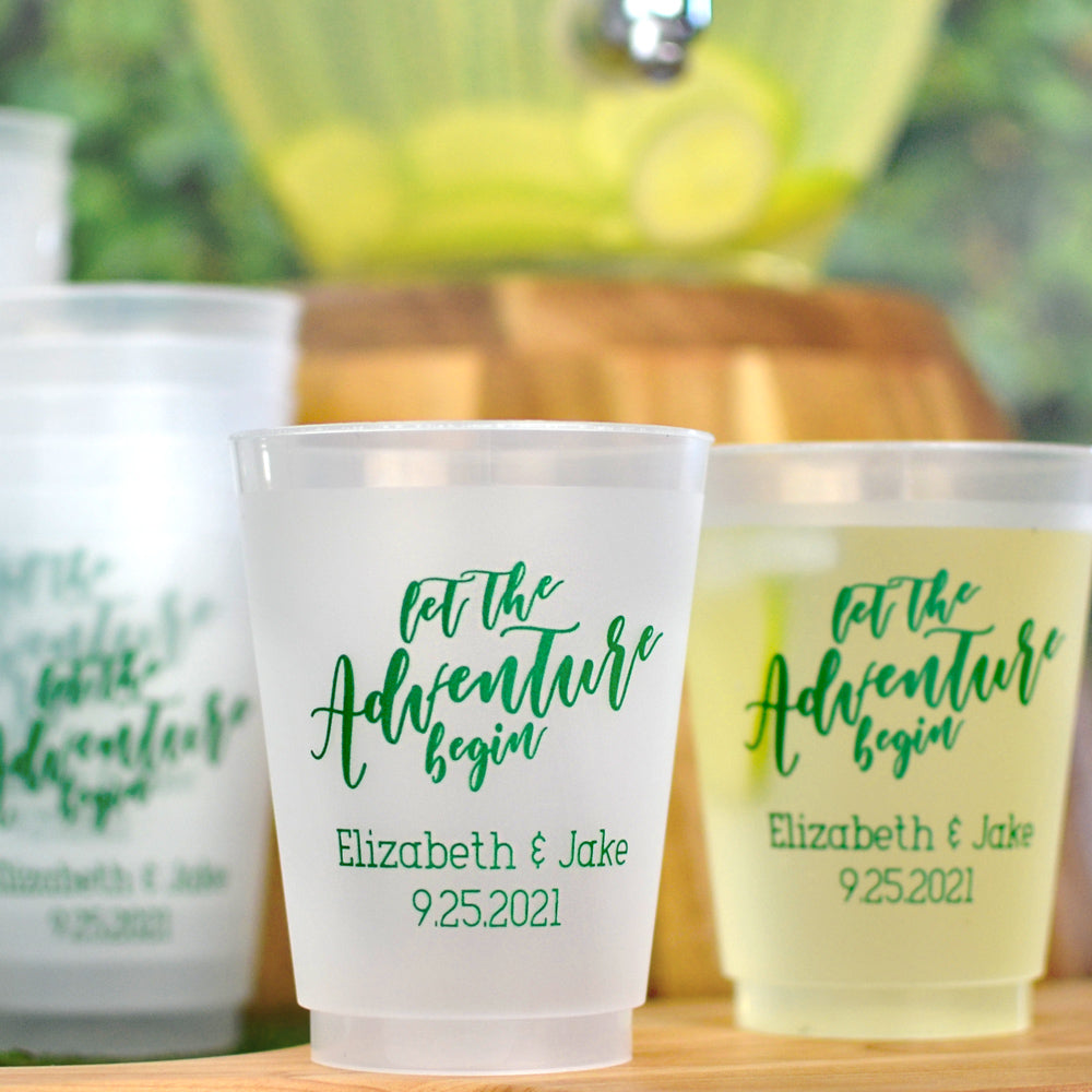 Personalized Plastic Cups (Many Designs Available)