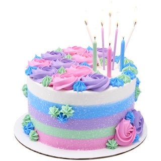 Purple Glitter Candles 24 Pack