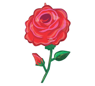 Jumbo Radiant Rose Shape Balloon