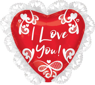 Jumbo I love You Lace Heart