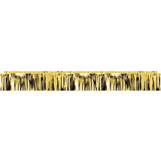 Metallic Gold Fringe Banner