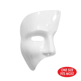 White Phantom of the Opera Masquerade Mask