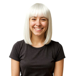 Long Bob Wig White