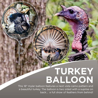 Next Camo Turkey Mylar Balloon