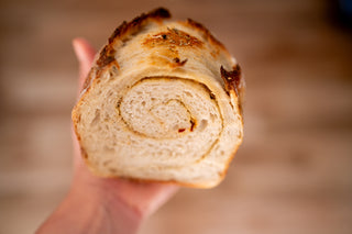 Garlic Herb Swirl Sourdough Bread