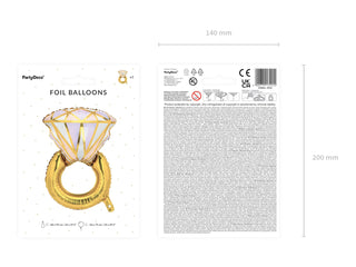 Jumbo 24k Ring Shape Balloon