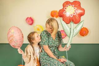 Flower with Stem Shape Balloon