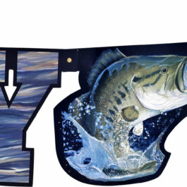 Gone Fishing Party Banner