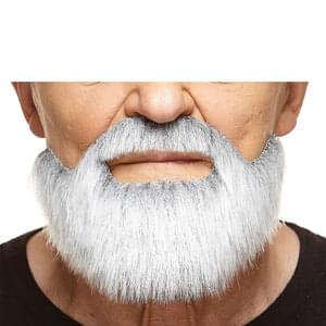 Grey Full Beard & Mustache