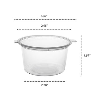 4 OZ PORTION CUP WITH HINGED LID – 100 CT.
