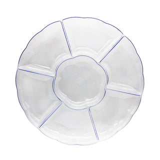 16 inch 7 Sectional Clear Tray