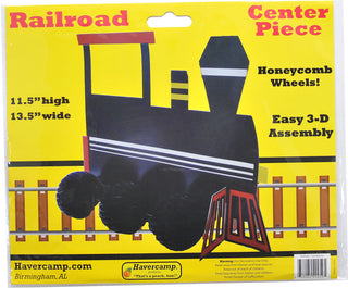 Train Railroad Centerpiece decoration