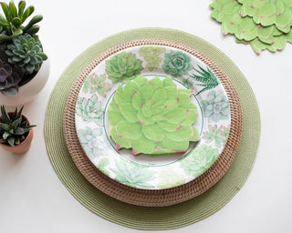 succulent party supplies Succulent Party Tablecover – Party Shop Emporium