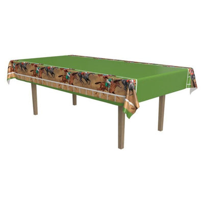 Derby Party Plastic Tablecover