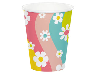 Flower Power Party Cups