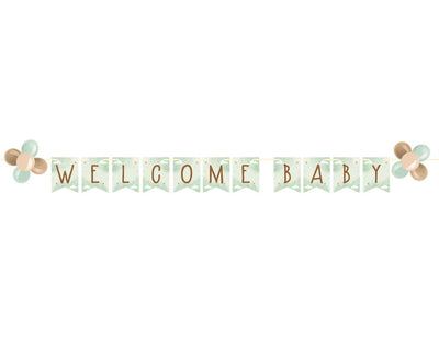 Welcome Baby Banner - We Can Bearly Wait
