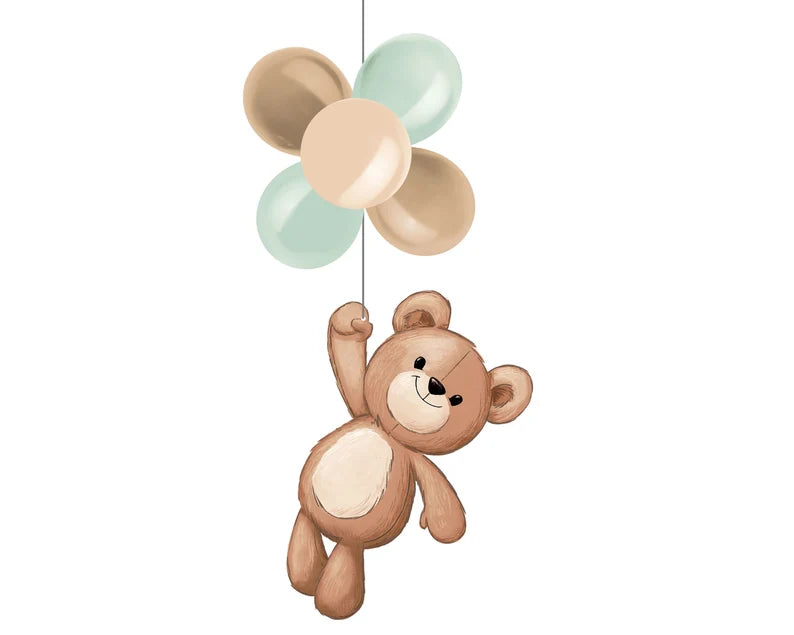 Balloon Teddy Bear Cookie Cutter