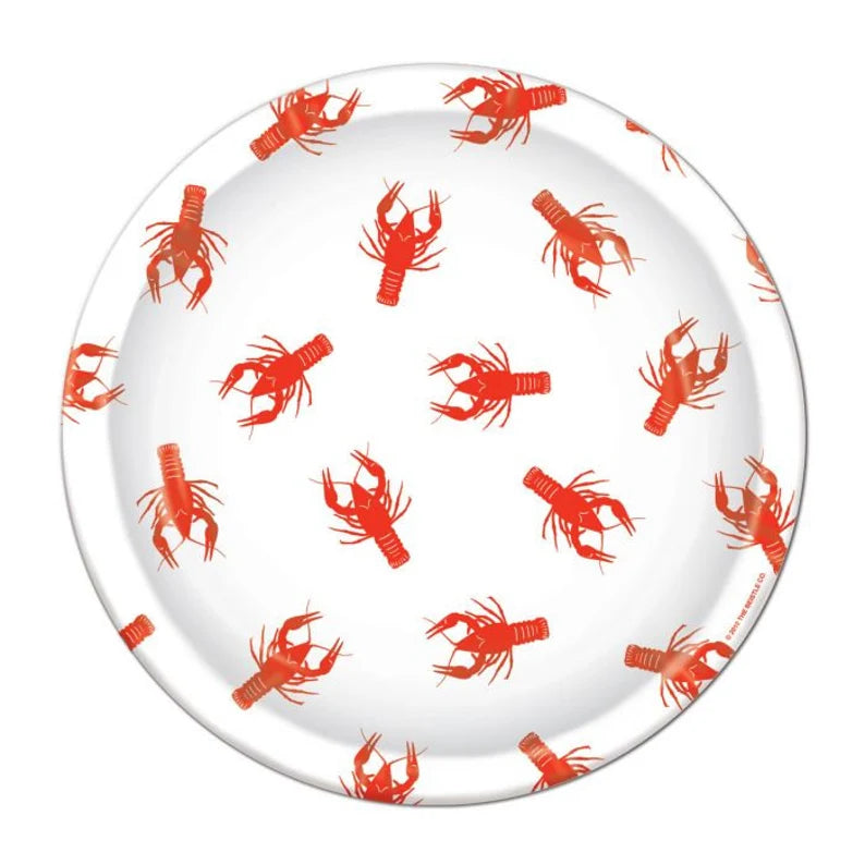 Crawfish Boil Themed Party Plates