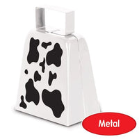 Farm Party Cow Print Cow Bell