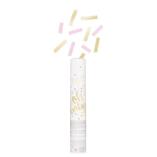 Gender Reveal Confetti Girl Popper