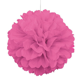 Hot Pink Tissue Ball