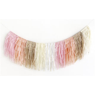 Layered Tissue Fringe Garland