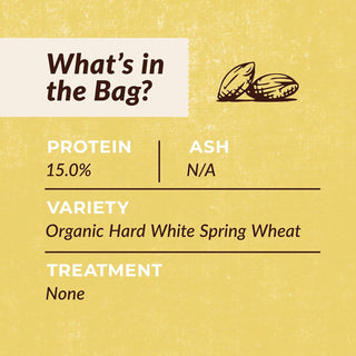Organic Hard White Wheat Berries