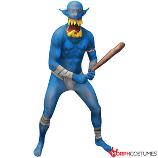 Blue Orc Adult Jaw Dropper Costume