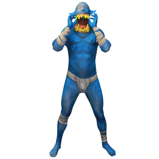 Blue Orc Adult Jaw Dropper Costume