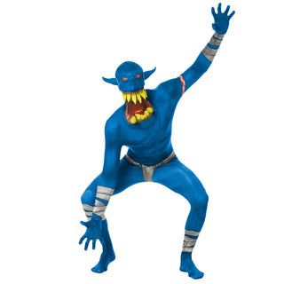 Blue Orc Adult Jaw Dropper Costume