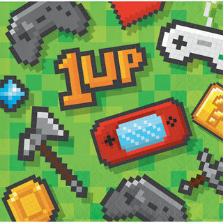 Gamer Party Beverage Napkins