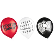 Stranger Things Latex Balloons 6 Pk