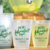 Frosted Plastic Shatterproof Personalized Cups / 50 Count
