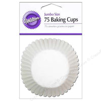 Wilton Jumbo Baking Cups - 75 Count/White