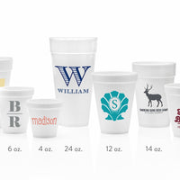 Foam Personalized Cups / 50 Count