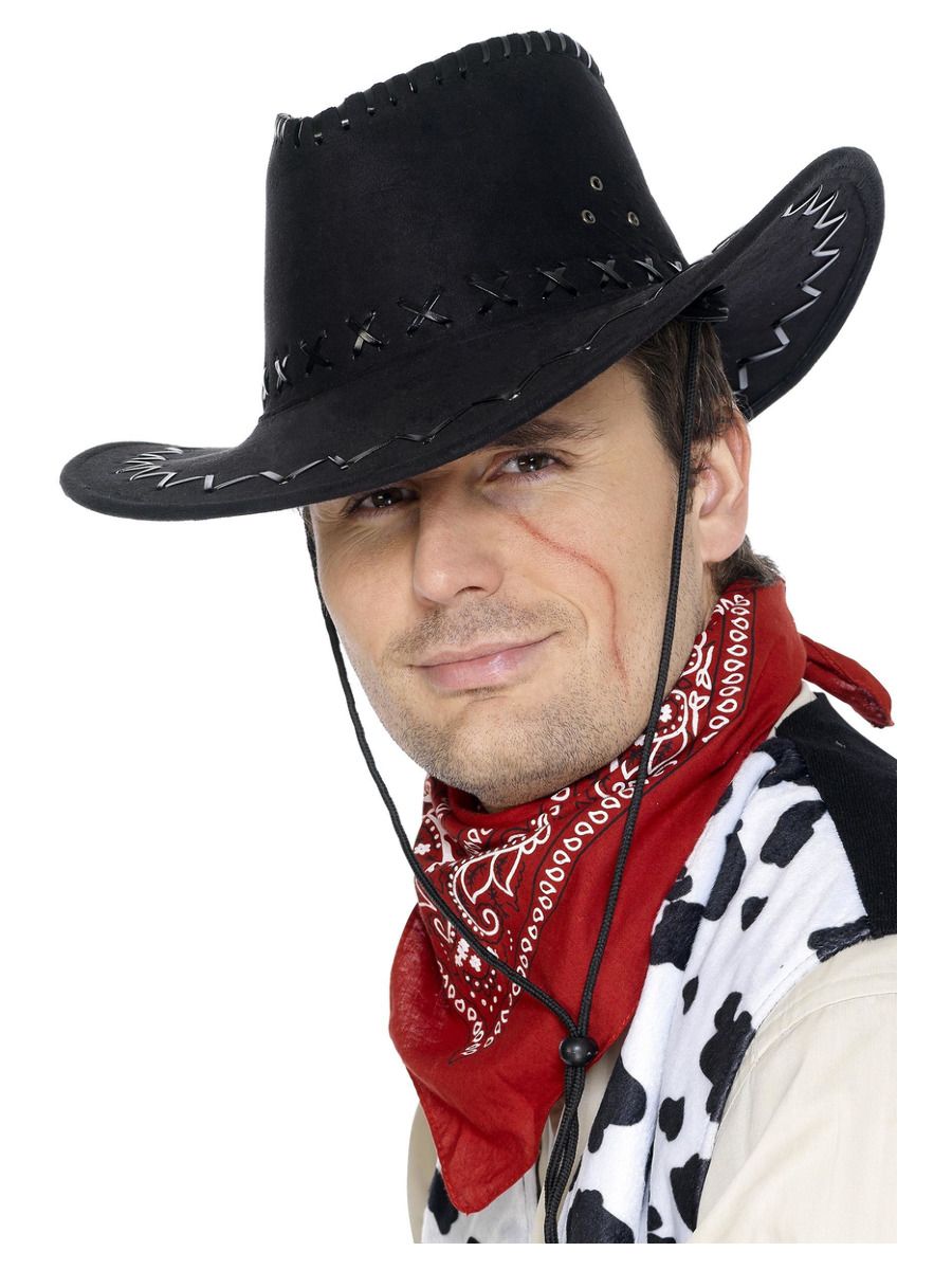 Suede Look Cowboy Hat