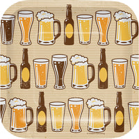 Beers and Cheers - 7" Plates -8 Count