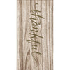 Woodgrain "Thankful" Guest Towels. /16 Count/ 3 Ply
