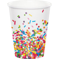 Sprinkles Party - Paper Cups -9 oz./ 8  count