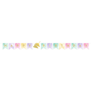 Unicorn Sparkle Birthday Banner