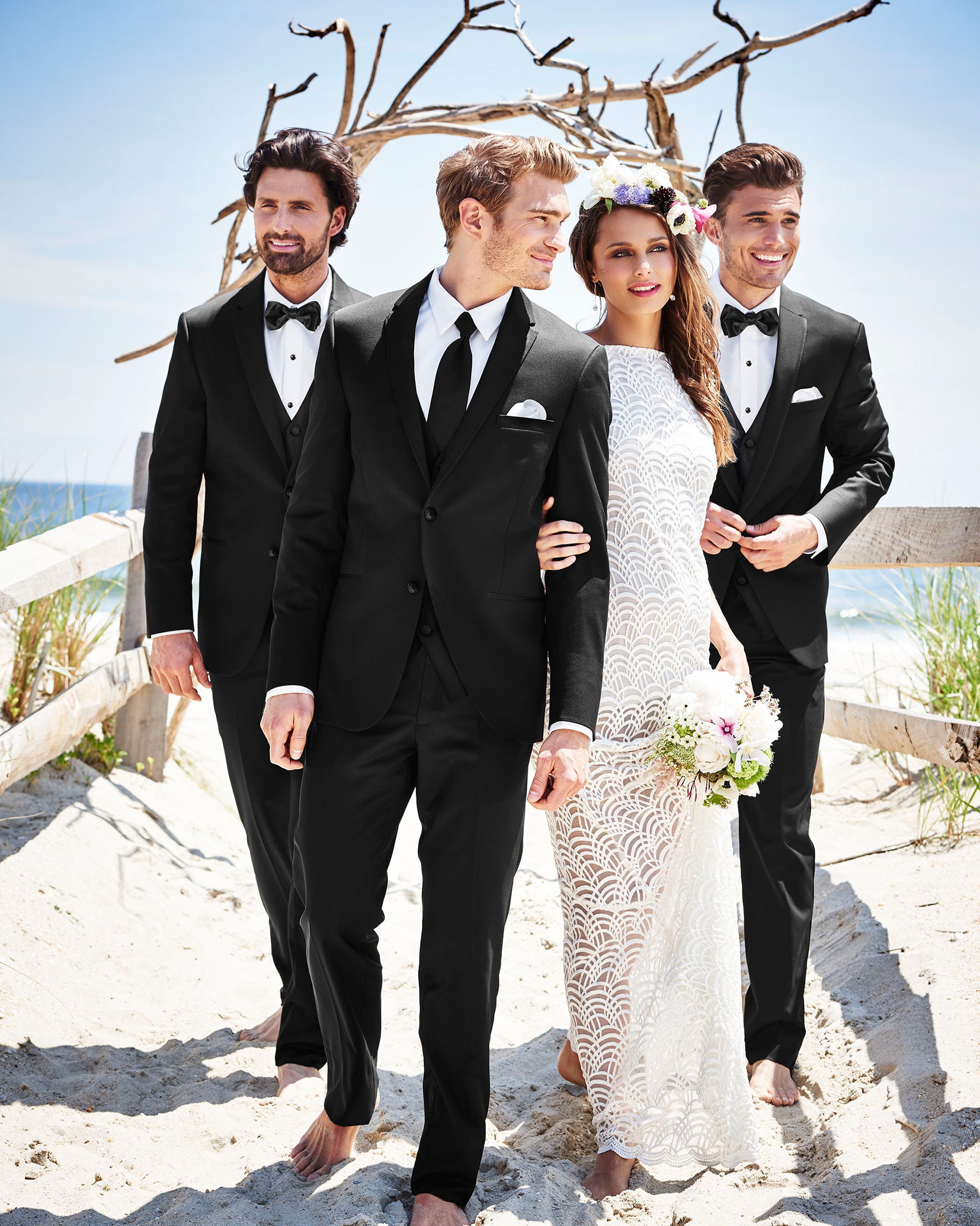 Michael Kors Black Ultra Slim Fit Tuxedo – Party Shop Emporium
