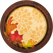 Fall Leaves Dinner Plate / 9" / 8 Count
