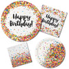 Sprinkles Party - Happy Birthday Banner - 10' x 7"