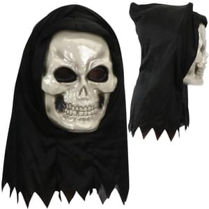 Skeleton Skull Mask with Hood