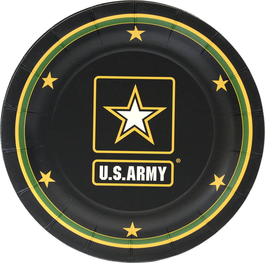 Official US Army Party Collection - 7" Dessert Plates/8 Count/Heavyweight