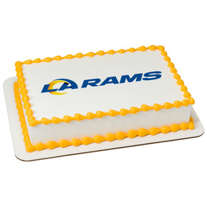 Los Angeles Rams Edible Image Cake Topper
