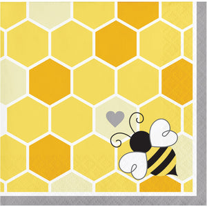 Bumble Bee Party Beverage Napkins