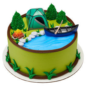 Fishing Themed Birthday Cake 