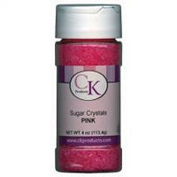 Hot Pink Coarse Sugar Crystal Sprinkles