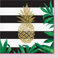 Pineapple Party Luncheon Napkins/ 16 Count